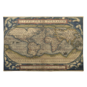 Vintage World Map Placemat
