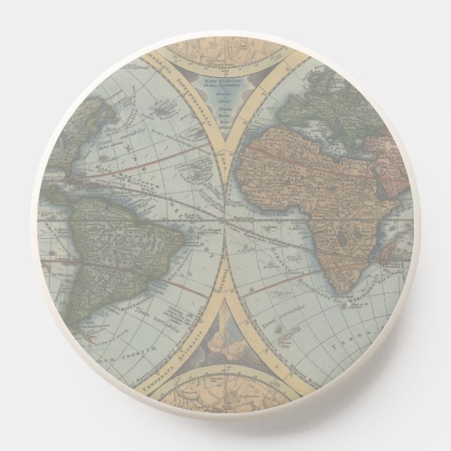 Vintage World Map PopSocket (Popsocket)