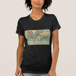 Vintage World Map T-Shirt