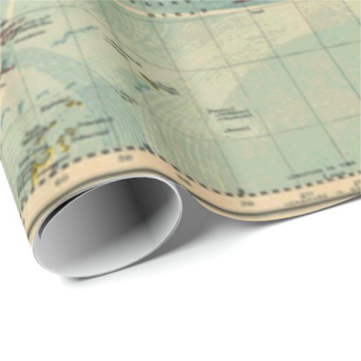 Vintage World Map Wrapping Paper | Zazzle
