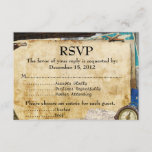 Vintage World Travel Bar/Bat Mitzvah RSVP<br><div class="desc">Vintage World Travel Bar/Bat Mitzvah RSVP Reception Invitations. A great parchment paper design with multiple travel documents, passport, journals, maps and so much more! you can even find little gears and brass elements and airplanes in this invitation, just keep looking around and you are sure to find subtle details everywhere!...</div>