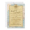 Vintage World Travel Map Wedding Invitation