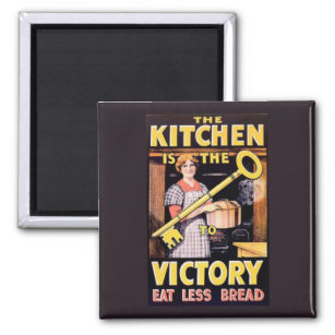 Vintage World War 1 Victory Kitchen Magnet