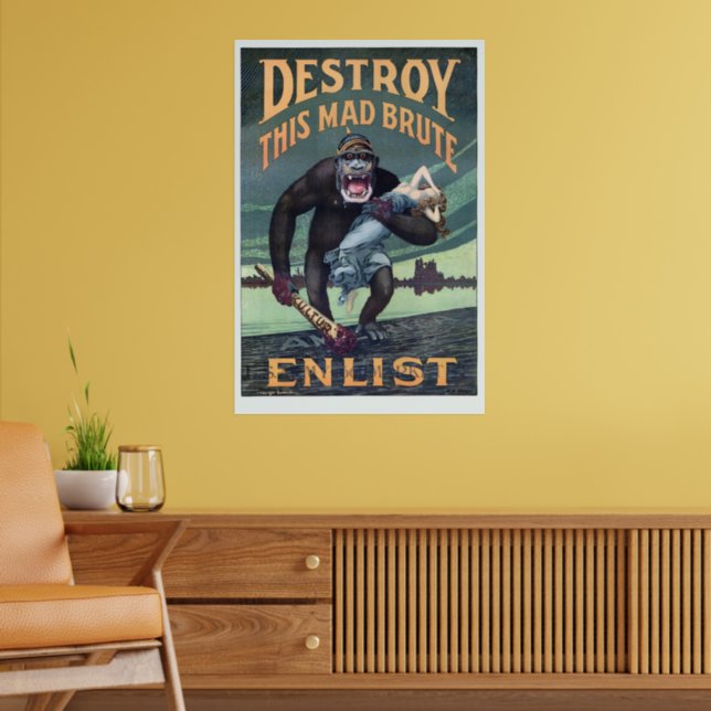 Spoiling For A Fight, Boxing Gorilla Poster for Sale by TMBTM