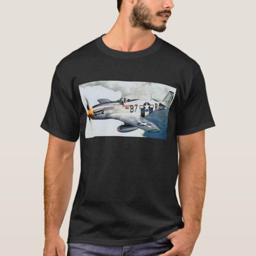 Vintage World War II Air Force P_51D Mustang T_Shirt