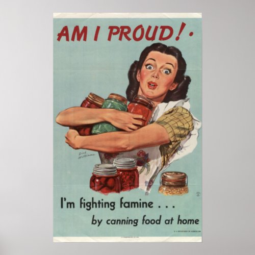 Vintage World War II Poster