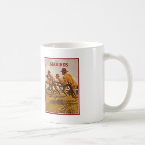 Vintage World War One Marines Coffee Mug