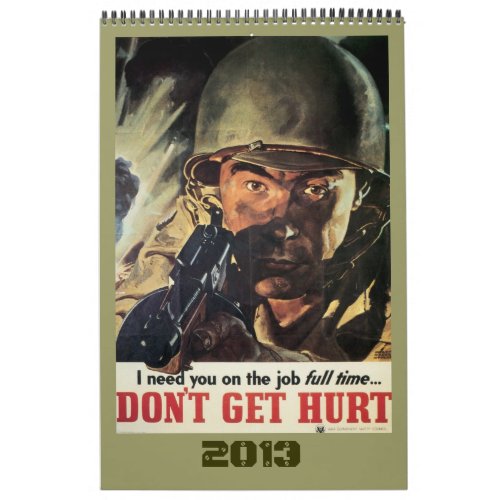 Vintage World War Poster Calendar 2012