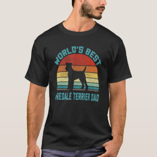 Vintage World's Best Best Airedale Terrier Dad  Do T-Shirt
