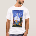 Vintage Worlds Fair Chicago 1934 T Shirt at Zazzle