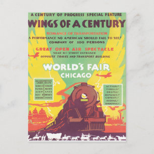 Vintage World's Fair Chicago Postcard