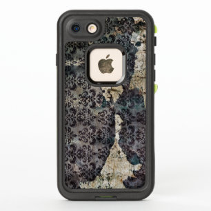 Vintage Worn and Abused Torn Wallpaper