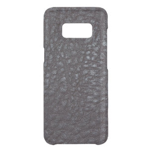 Vintage Worn Textured Black Leather Uncommon Samsung Galaxy S8 Case