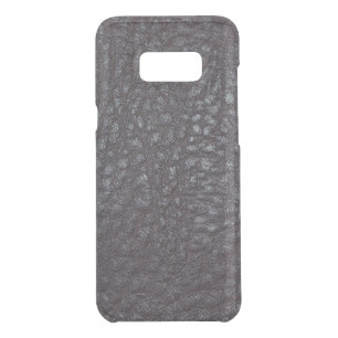 Vintage Worn Textured Black Leather Uncommon Samsung Galaxy S8+ Case