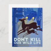 Vintage WPA | Wildlife Conservation Poster (Front/Back)
