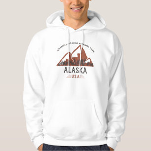 Vintage Wrangell-St.Elias National Park Alaska Hoodie