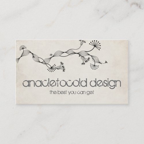 vintage wrinkled old paper business card template