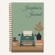 "Vintage Writer" Personalized Journal