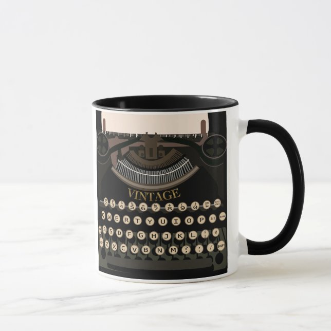 Vintage Writing Mug (Right)