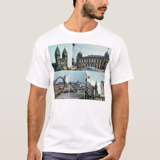 Vintage Wuppertal Photo Collage T-Shirt
