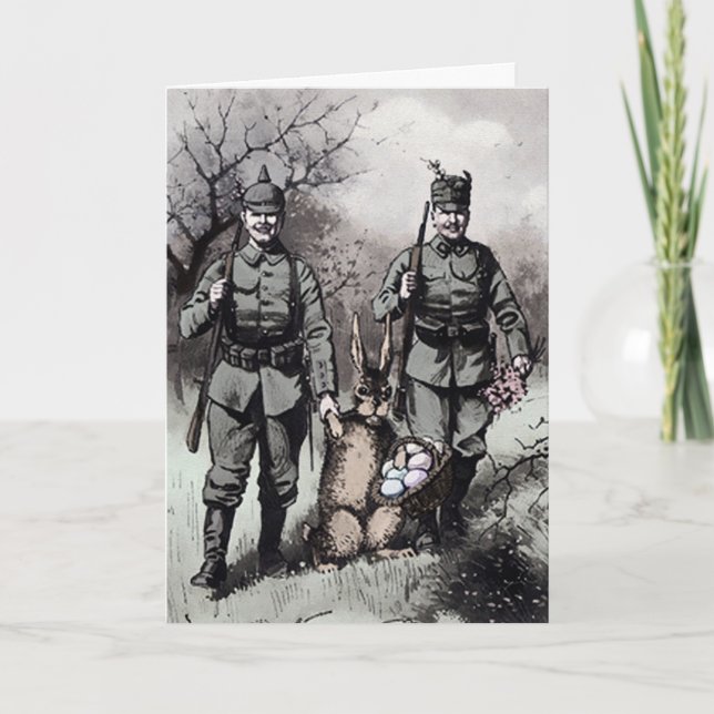 Vintage WW1 German Easter Card (Front)