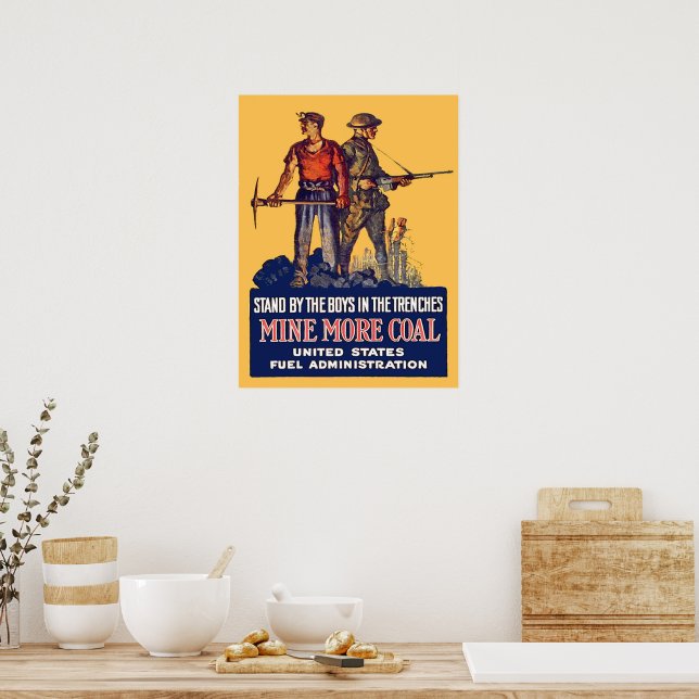 "Join The Army" 1917 WWI Patriotic Poster - 18x24 Inch Vintage Military Reprint 11 thumbnail image