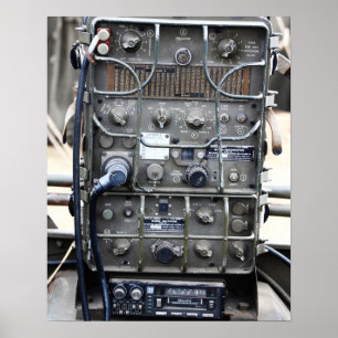 Vintage WW2 Military radio Poster