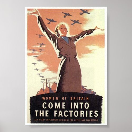 Vintage WW2 Propaganda Poster