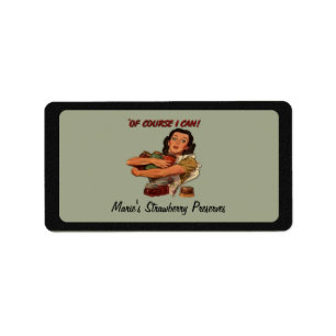 Vintage WW2 Victory Garden Canning Label