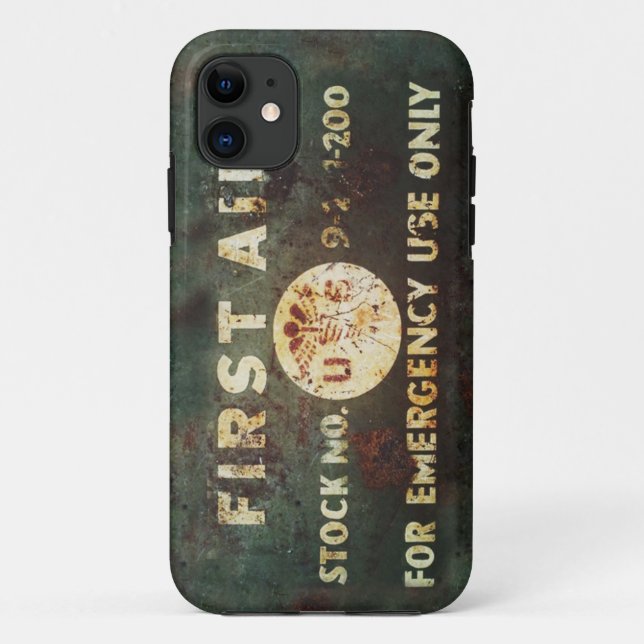 Vintage WWII First Aid iPhone 5 Case (Back)