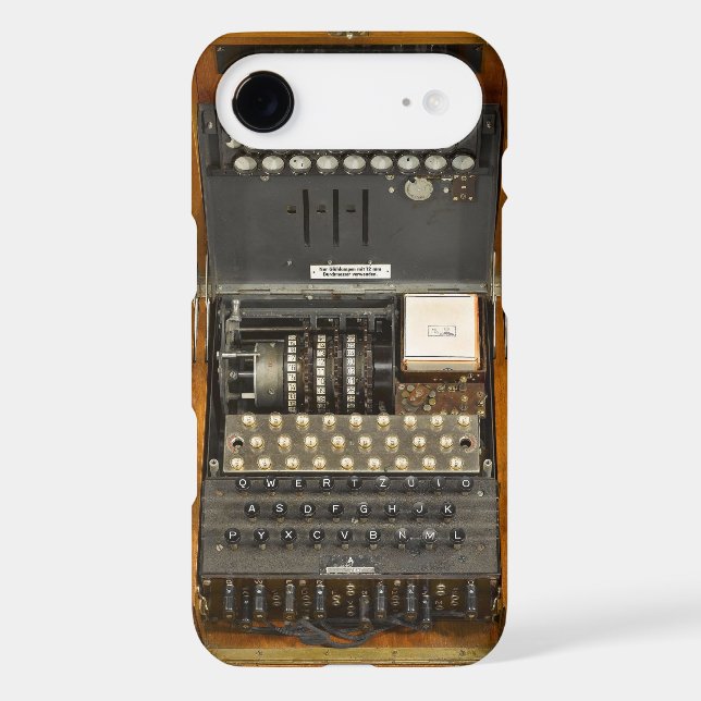Vintage WWII German Enigma Case-Mate iPhone Case (Back)