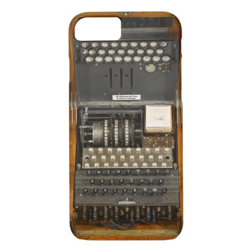 Vintage WWII German Enigma iPhone 87 Case