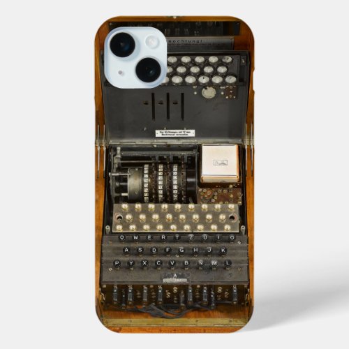 Vintage WWII German Enigma iPhone 15 Plus Case