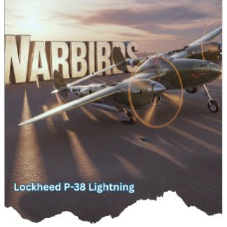 Vintage WWII P-38 Lightning Fighter T-Shirt