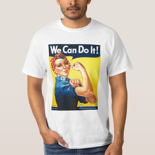 Vintage WWII poster we can do it T_Shirt