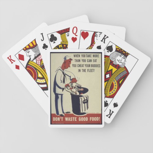 Vintage WWII Propaganda Playing Cards