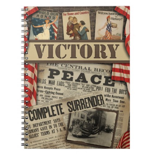 Vintage WWII Victory Notebook