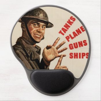Vintage Wwii War Poster Gel Mouse Pad by Vintage_Bubb at Zazzle