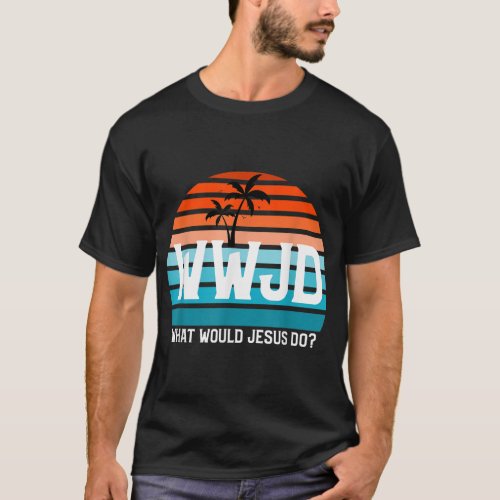 Vintage WWJD What Would Jesus Do Christian Faith J T_Shirt