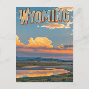 Vintage Wyoming Postcard