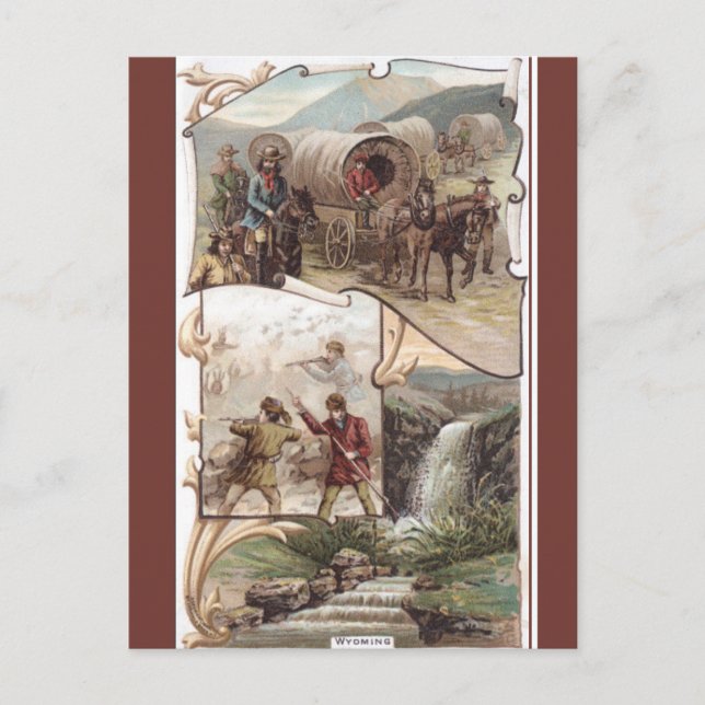 Vintage Wyoming Postcard (Front)