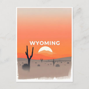 Vintage Wyoming Postcard