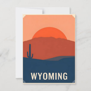 Vintage Wyoming Postcard