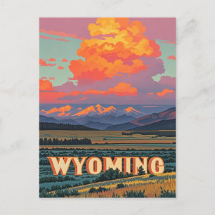 Vintage Wyoming Postcard