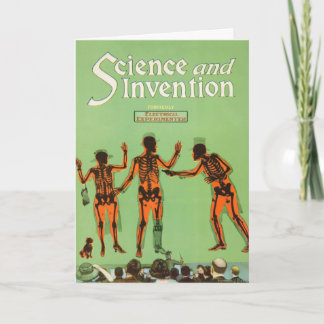 Vintage X Ray People Gun Science Fiction Invention Card