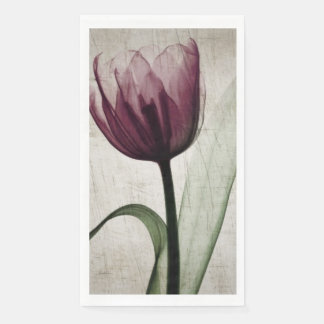 Vintage X-Ray Tulip Paper Guest Towels