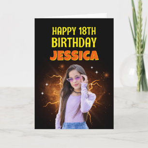 Vintage Y2K Bootleg Custom Photo Happy Birthday Card