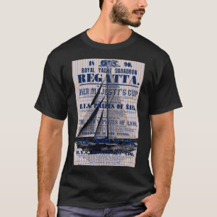 Vintage Yacht Regatta Advertisement  T-Shirt