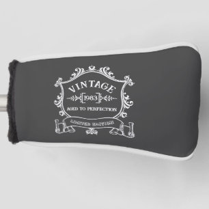 Vintage Year Aged to Perfection Birthday Year Golf Head Cover