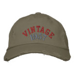 Vintage Year Custom Baseball Cap at Zazzle